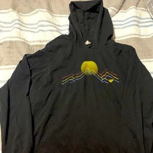 A Roxy brand XL long sleeved crop top